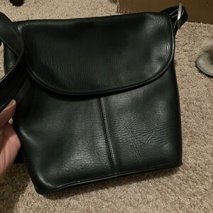 Coach Black Leather Shoulder Bag